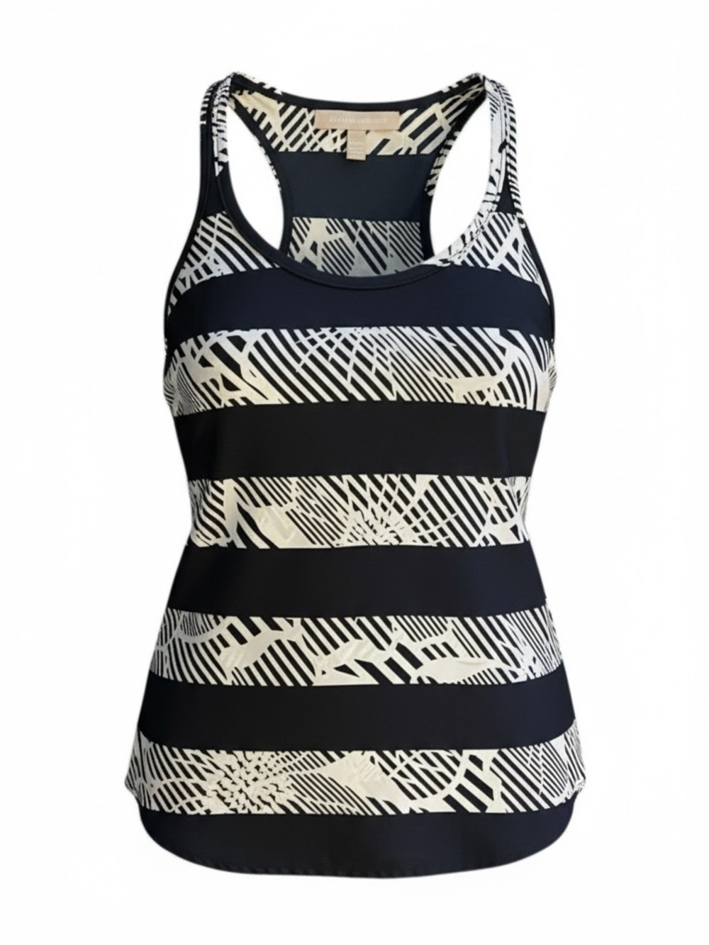 Banana Republic Tropical Palm Print Racerback Tank Top – Petite XXS